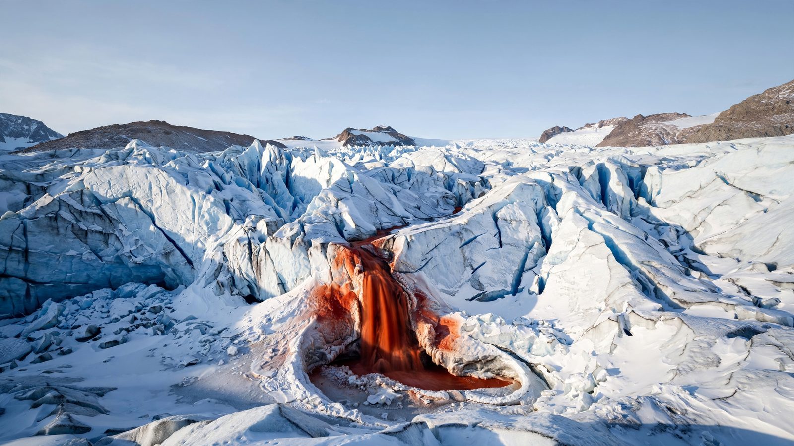Blood Falls: The Antarctic Waterfall That Runs Red