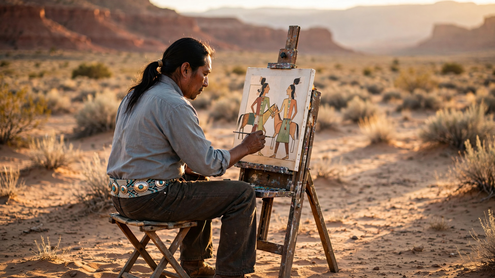 Harrison Begay: How a Navajo Painter Carried Diné Life Into American Art