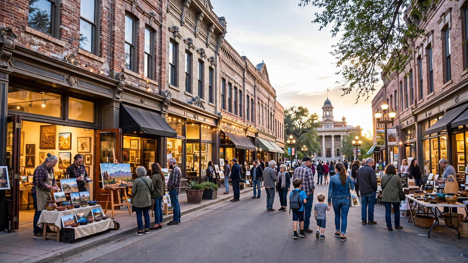 Prescott’s First Friday Art Walk: How Downtown Becomes an Open-Air Gallery