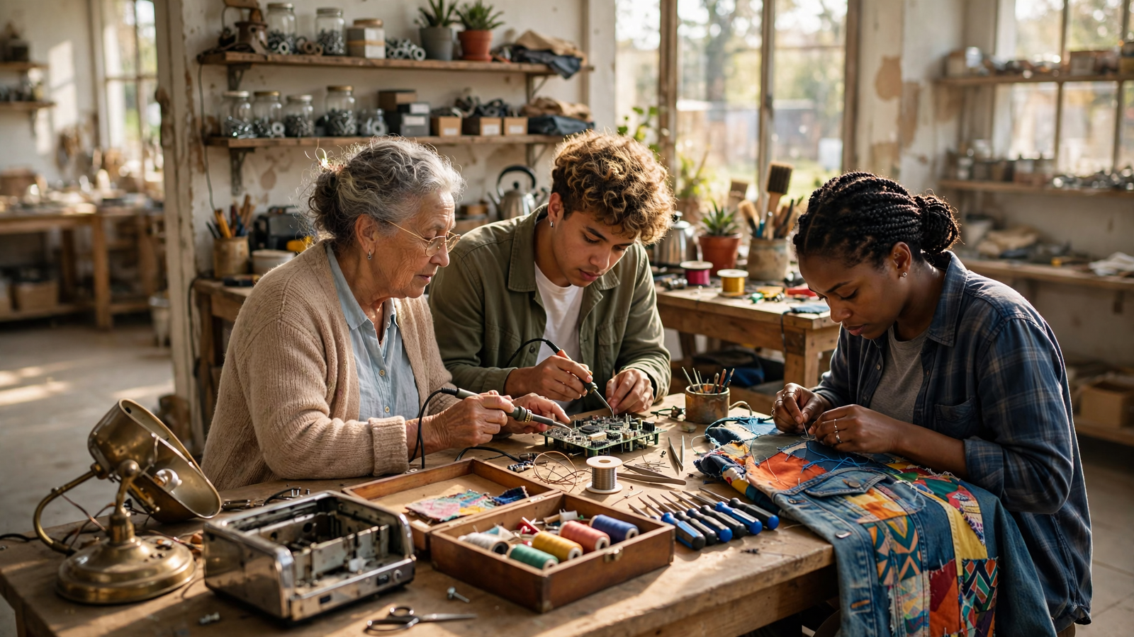 Repair Cafés Turn Broken Household Items Into Shared Skills