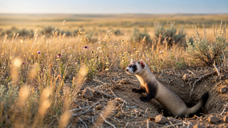 The Black-Footed Ferret Is Getting a Second Chance on the Great Plains