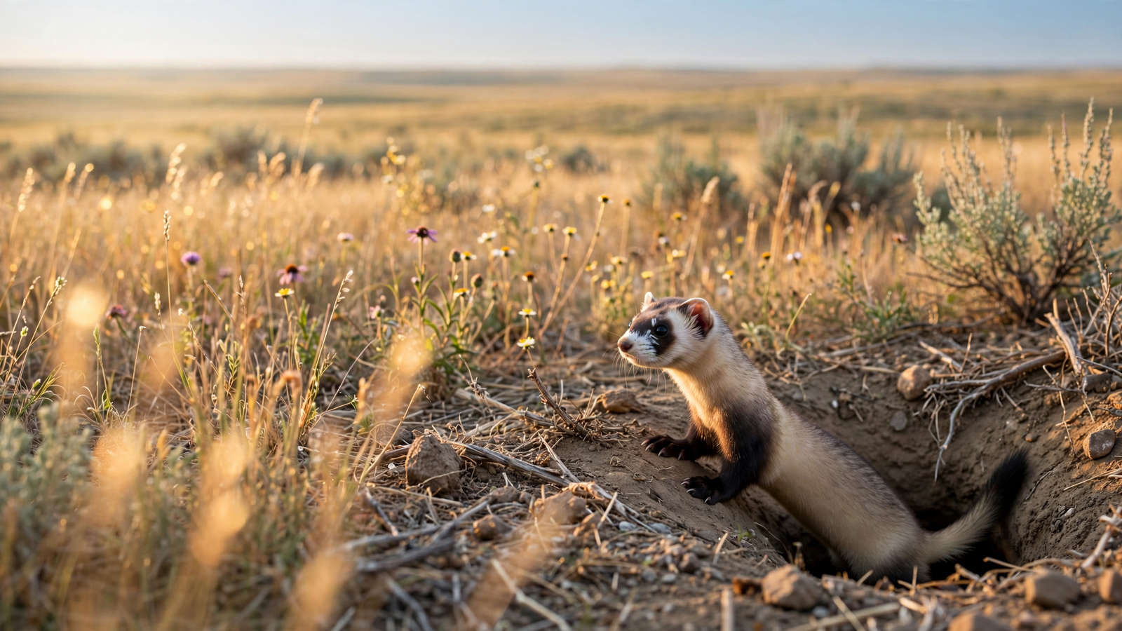The Black-Footed Ferret Is Getting a Second Chance on the Great Plains
