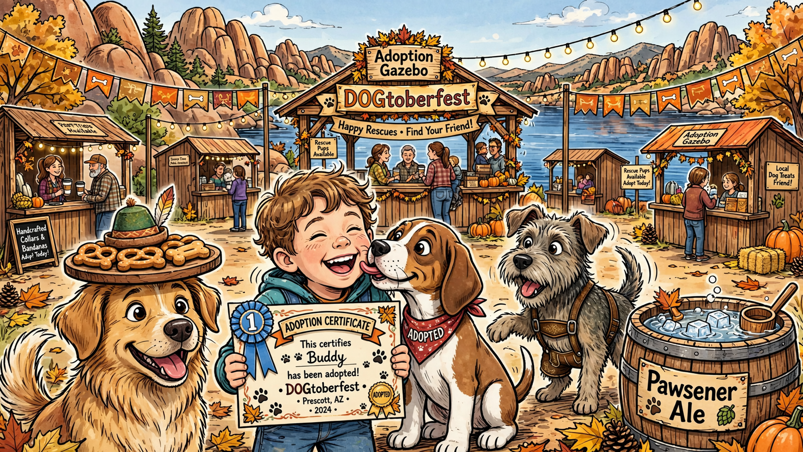 Bavarian Barks at Watson Lake